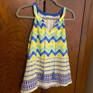 Jade sleeveless blouse-size small